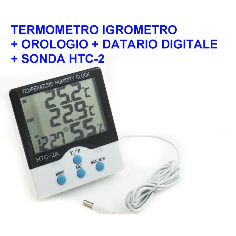 MISURAZIONE TEMPERATURA UMIDITA' : Termometro igrometro digitale